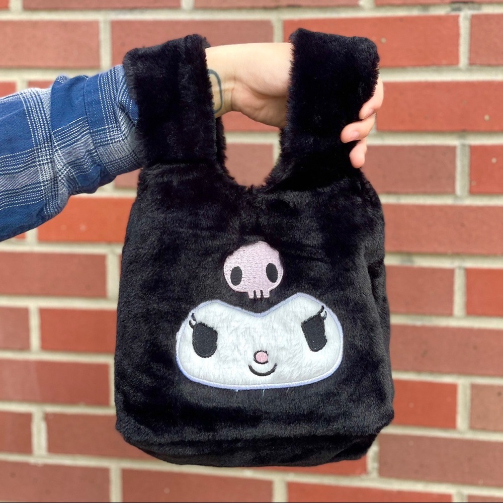 Kuromi plush bag, handbag and shoulder bag